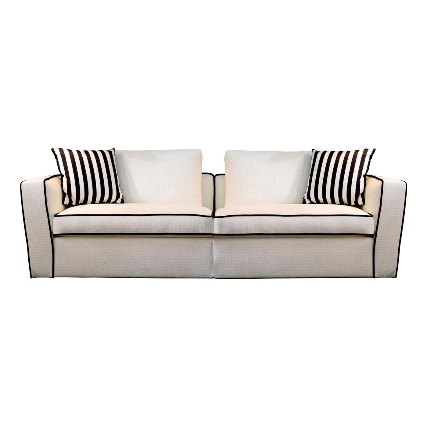 Alexander White Sofa by Dom Edizioni For Sale