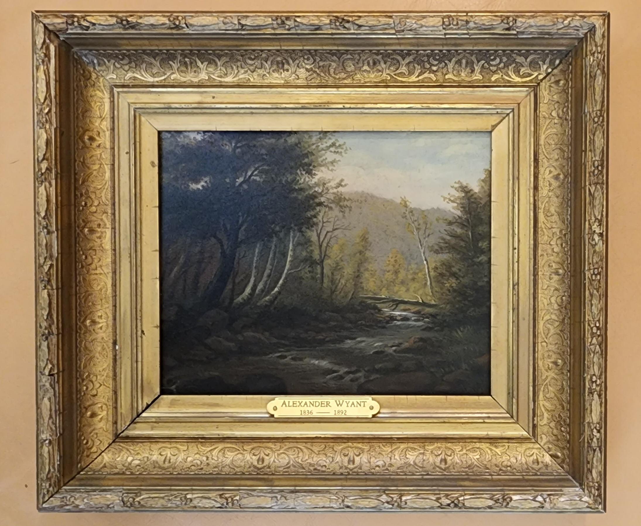 Stream through the Landscape - Painting by Alexander Wyant