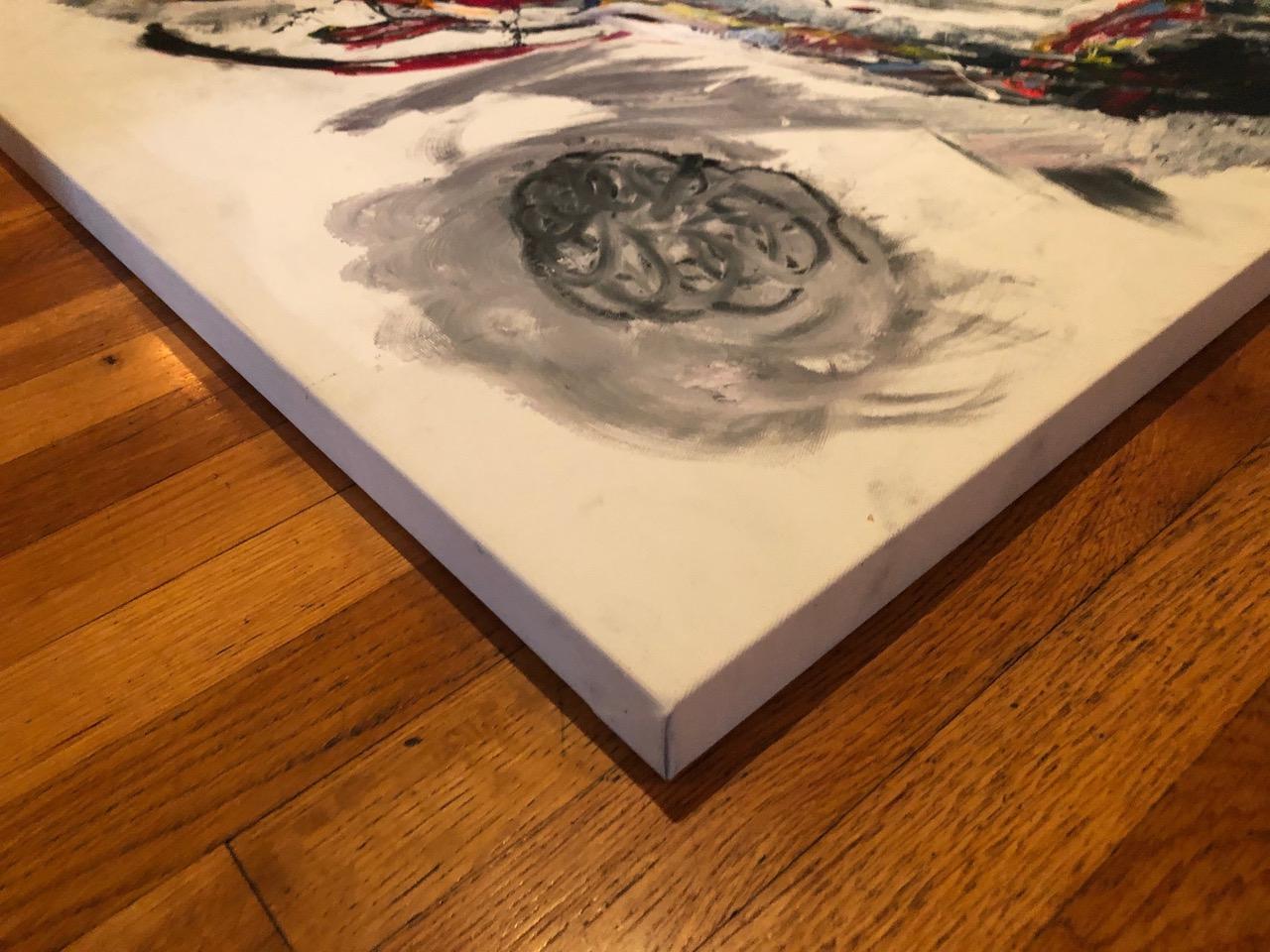Untitled painting 36'x48 inch by Alexander Yulish 4