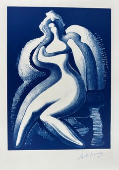 Alexander Archipenko, "Coquette," lithograph, hand signed