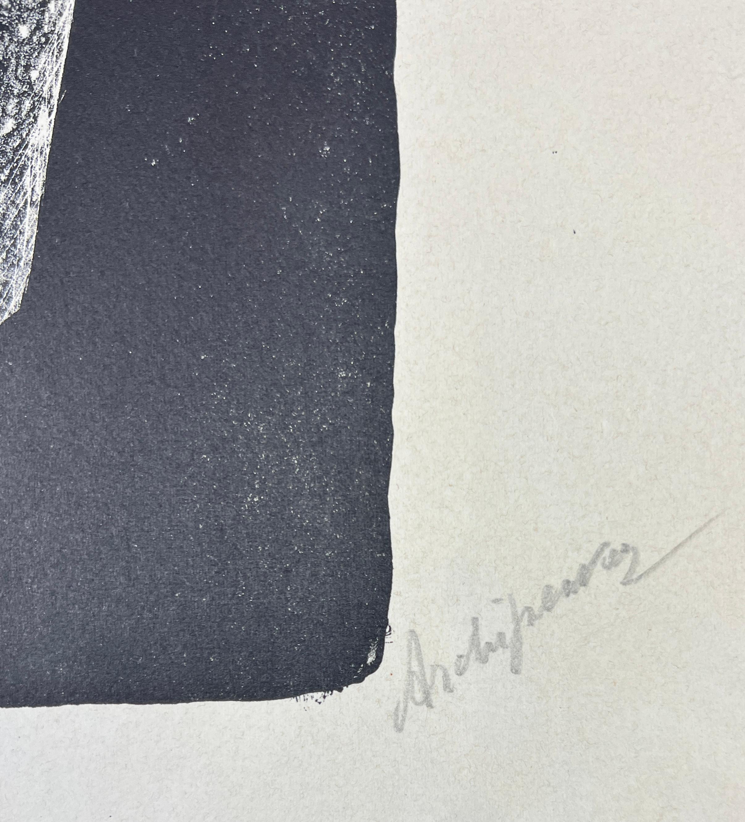 Alexander Archipenko - Les Formes Vivantes - Lithographie auf BFK Rives Papier -1963 im Angebot 3