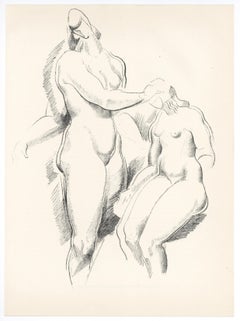 "Figürliche Komposition" original lithograph
