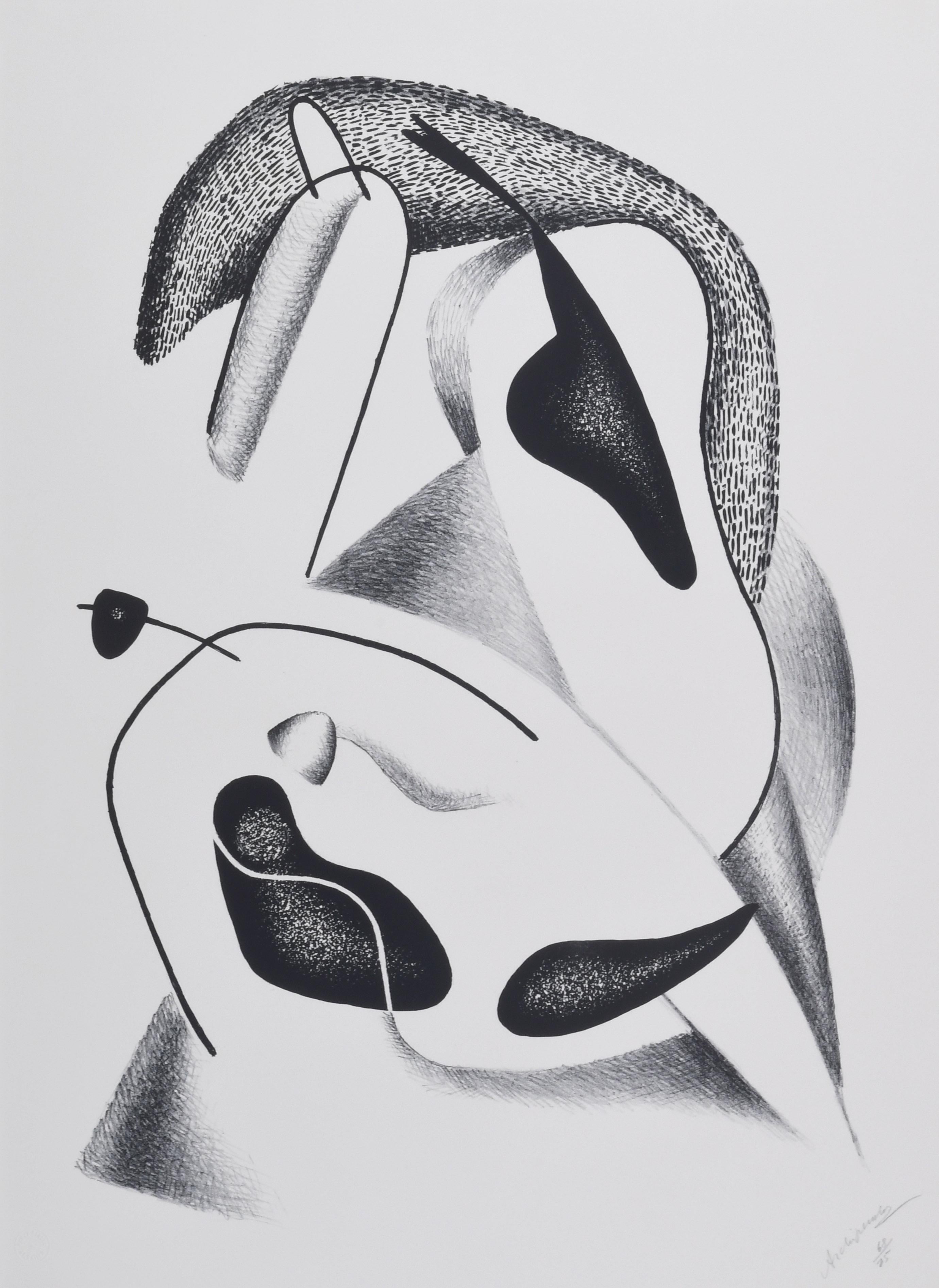 Alexander Archipenko Abstract Print - Le Groupe