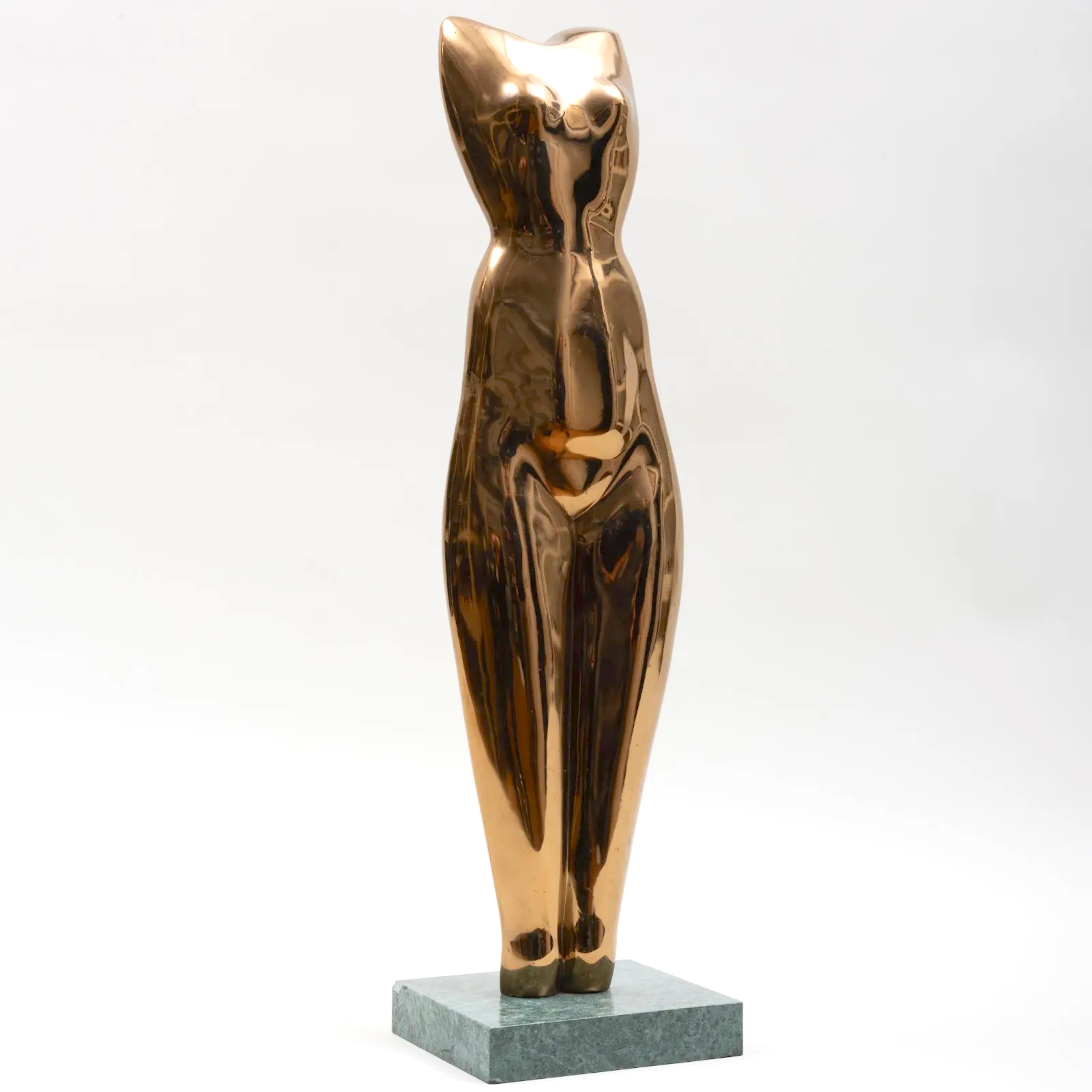 Alexander Archipenko Nude Sculpture – Symmetrischer Torso
