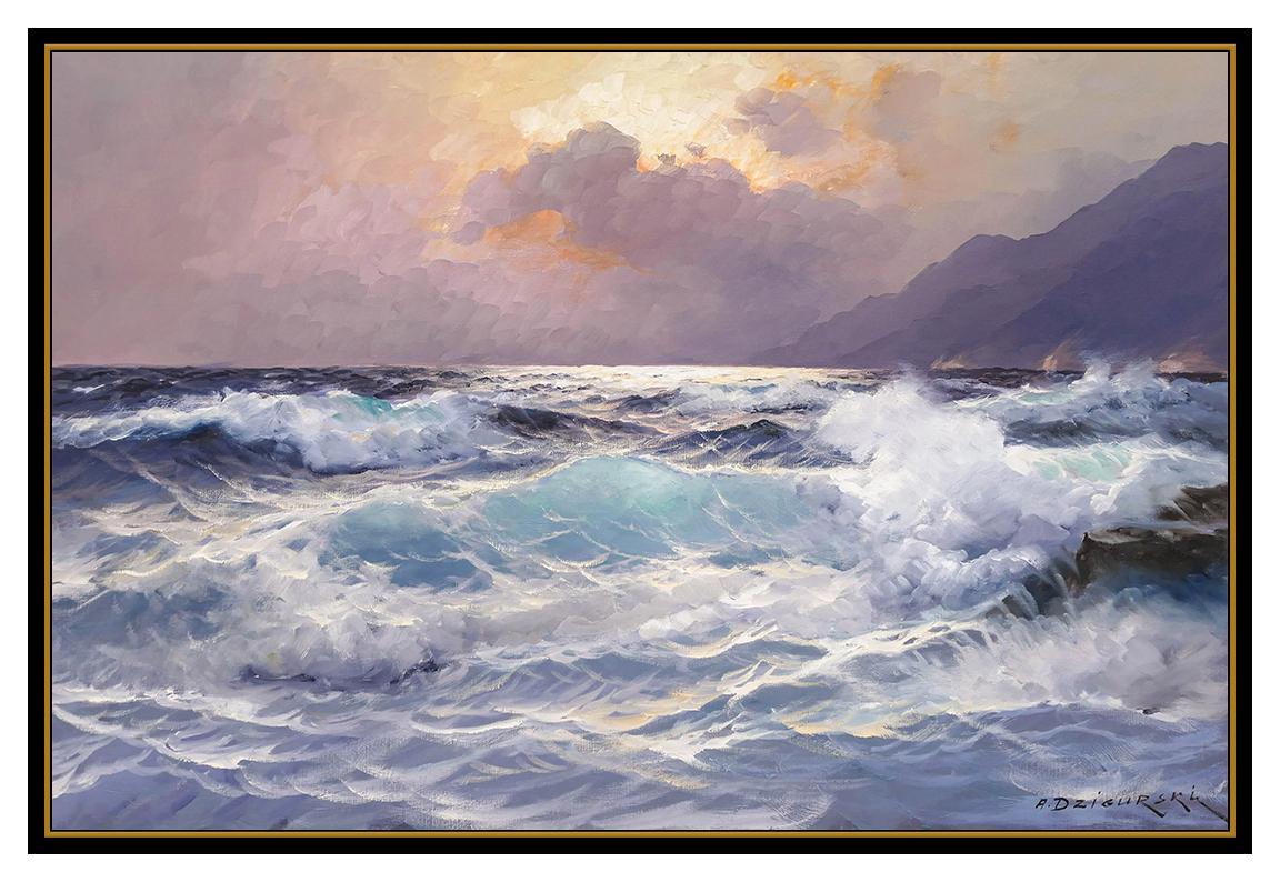 large ocean canvas