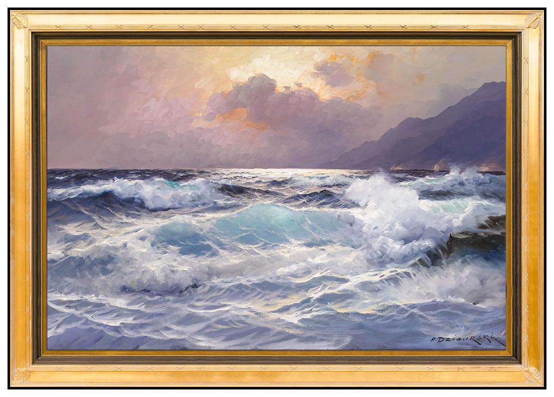 large ocean painting