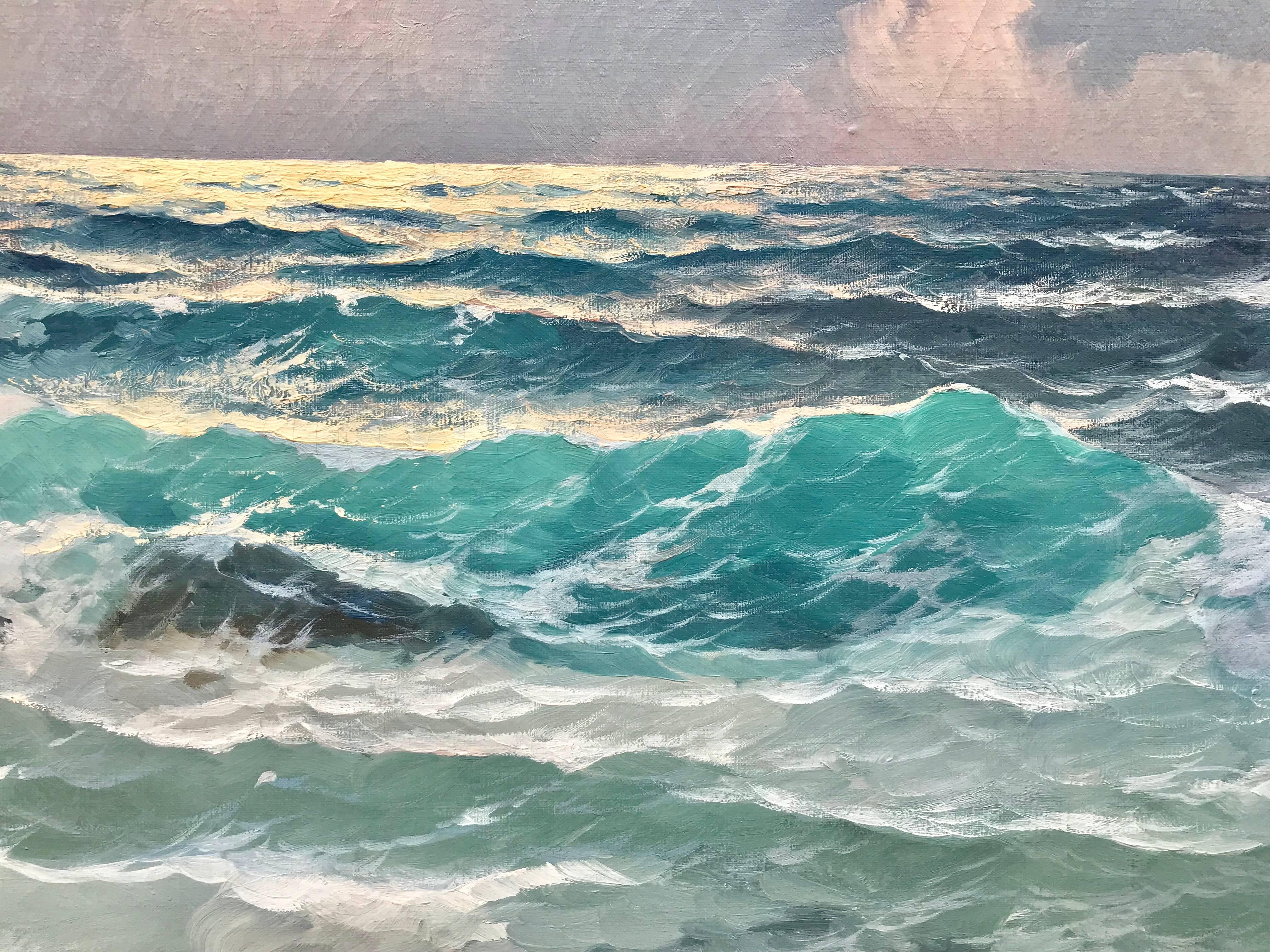 “Pacific Light” - Painting by Alexander Dzigurski