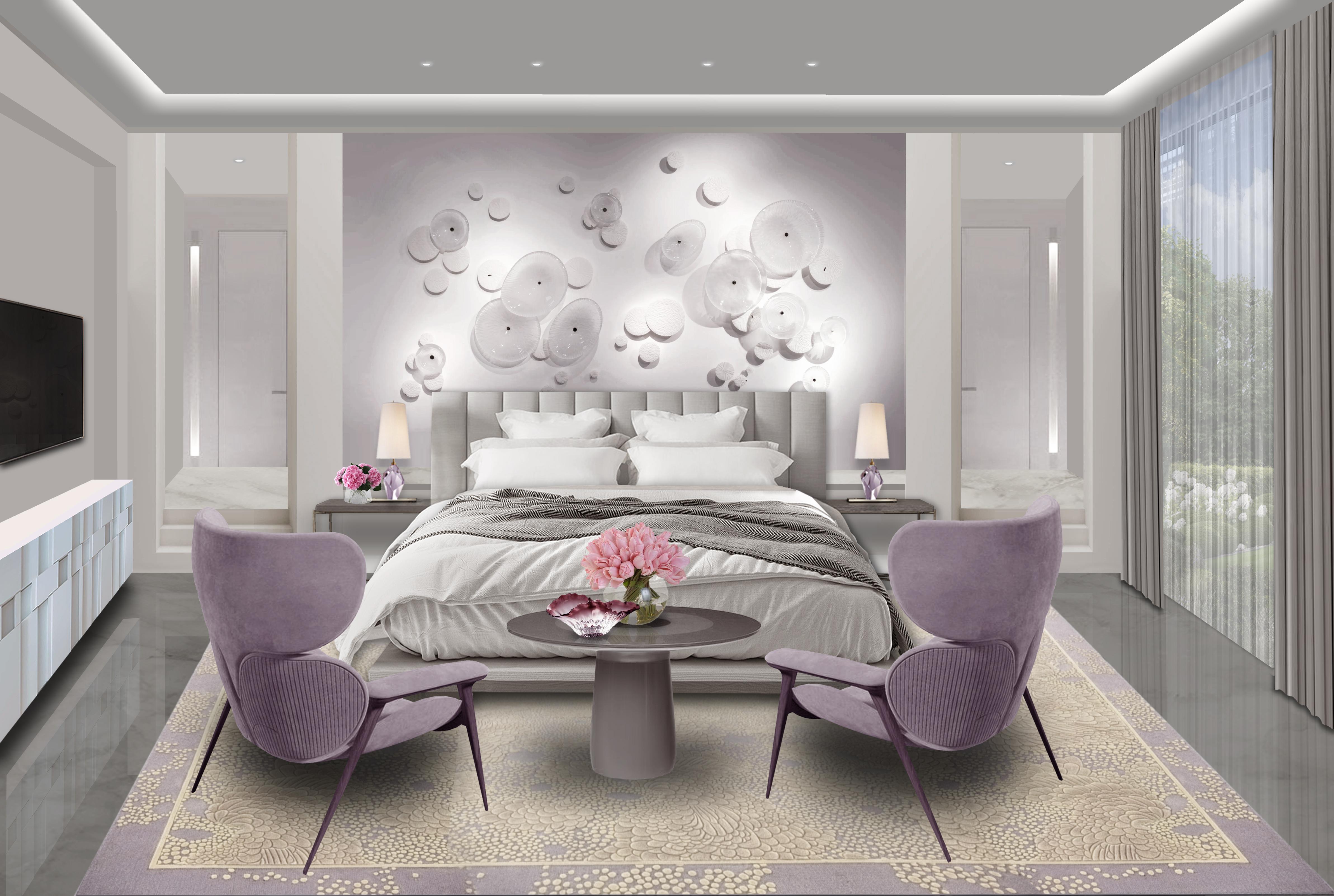 Western European Contemporary Rug New Tufted Wool Luxury Collection En Stock Chino en venta