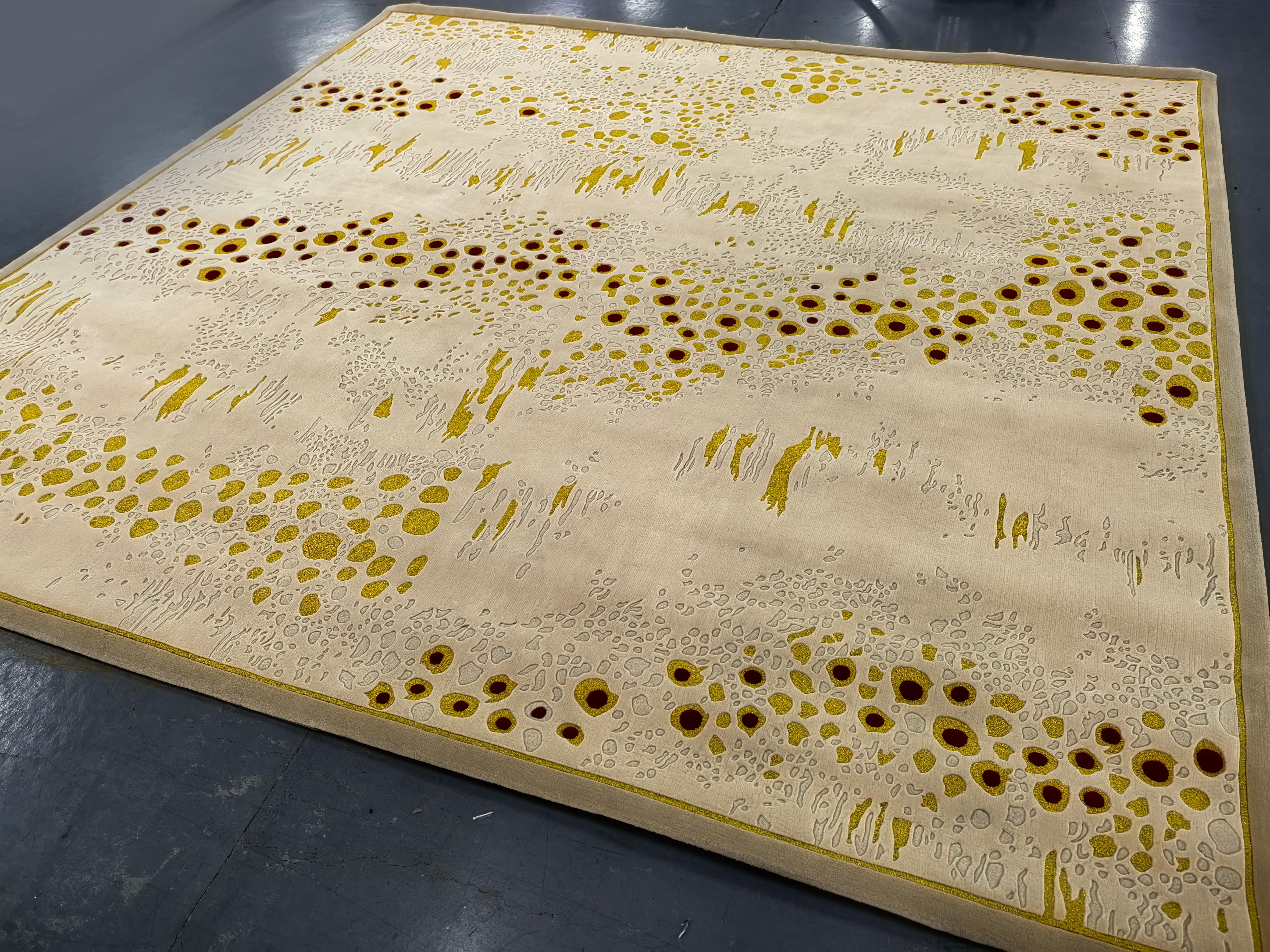  Alfombra Contemporánea Europea Occidental Nueva Colección de Lujo de Lana en stock
De fina lana neozelandesa semielaborada, pelo de 6 mm, acabado superficial aterciopelado
Disponible para envío inmediato
Entrega gratuita en todo el mundo, puerta a