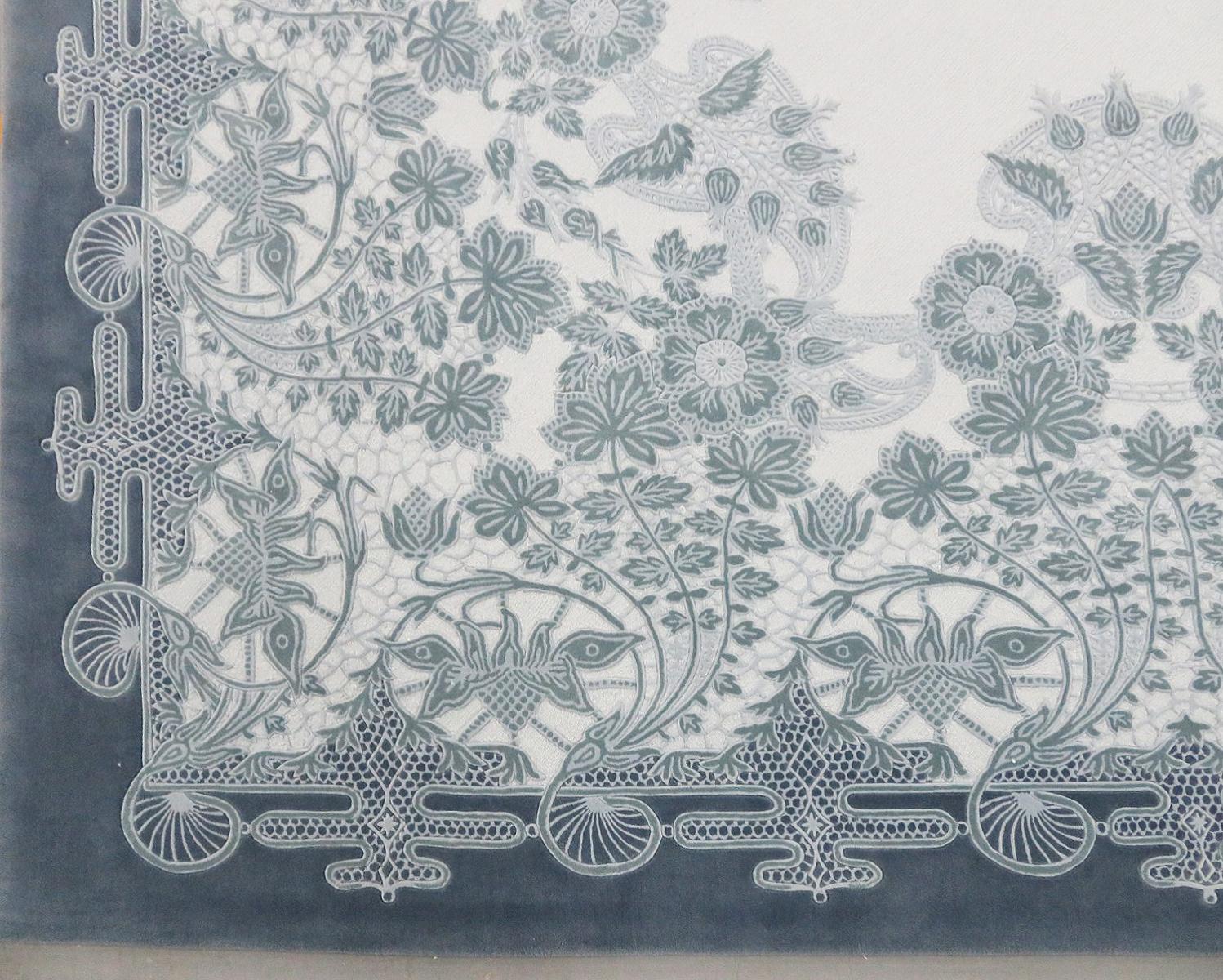 Chinese Western European Wool Tufted Rug, Luxury Collection, Limited Edition For Sale