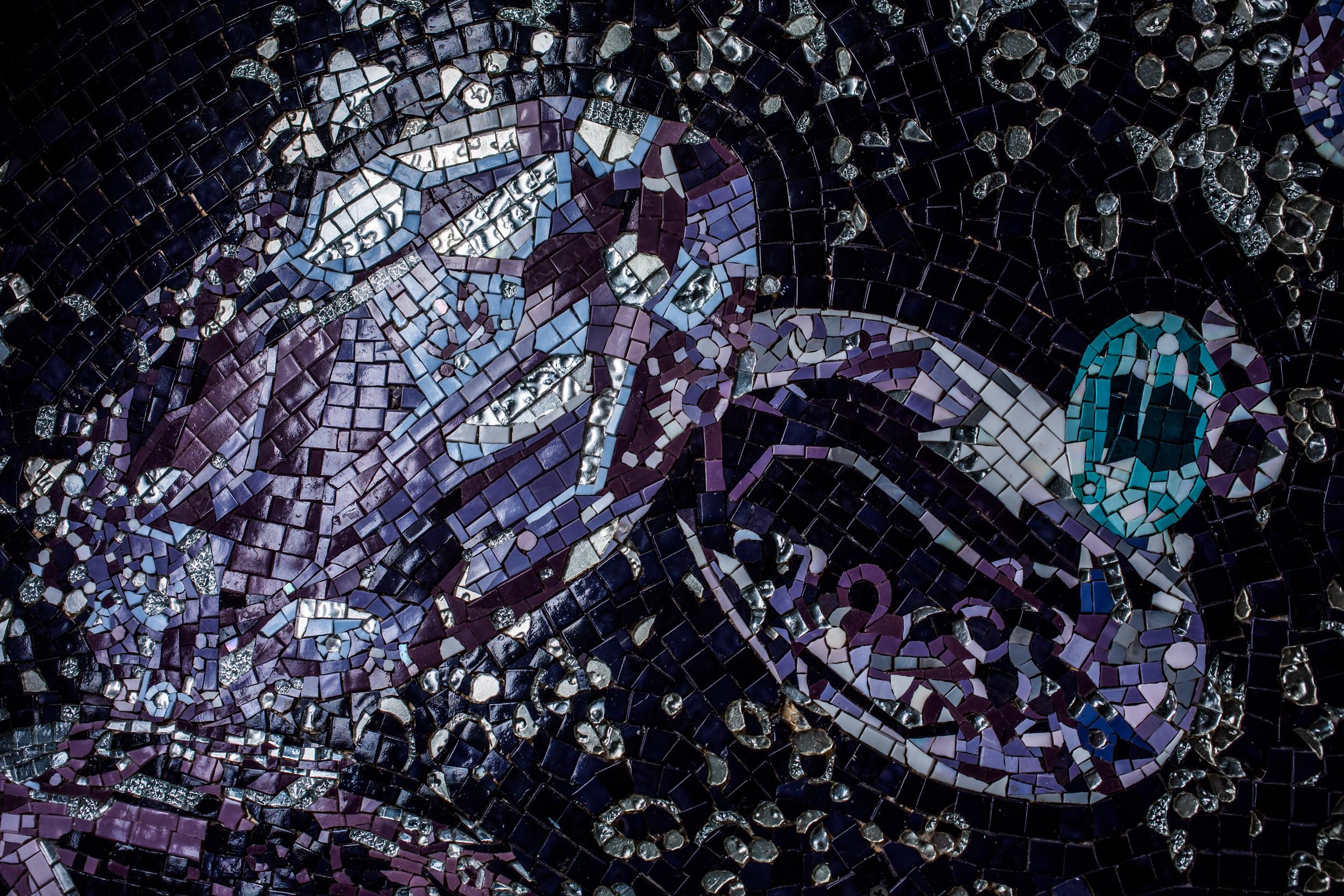 Mural Glass & Marble Mosaic for wall and floor decoration, Jewelry Stones Design For Sale 1