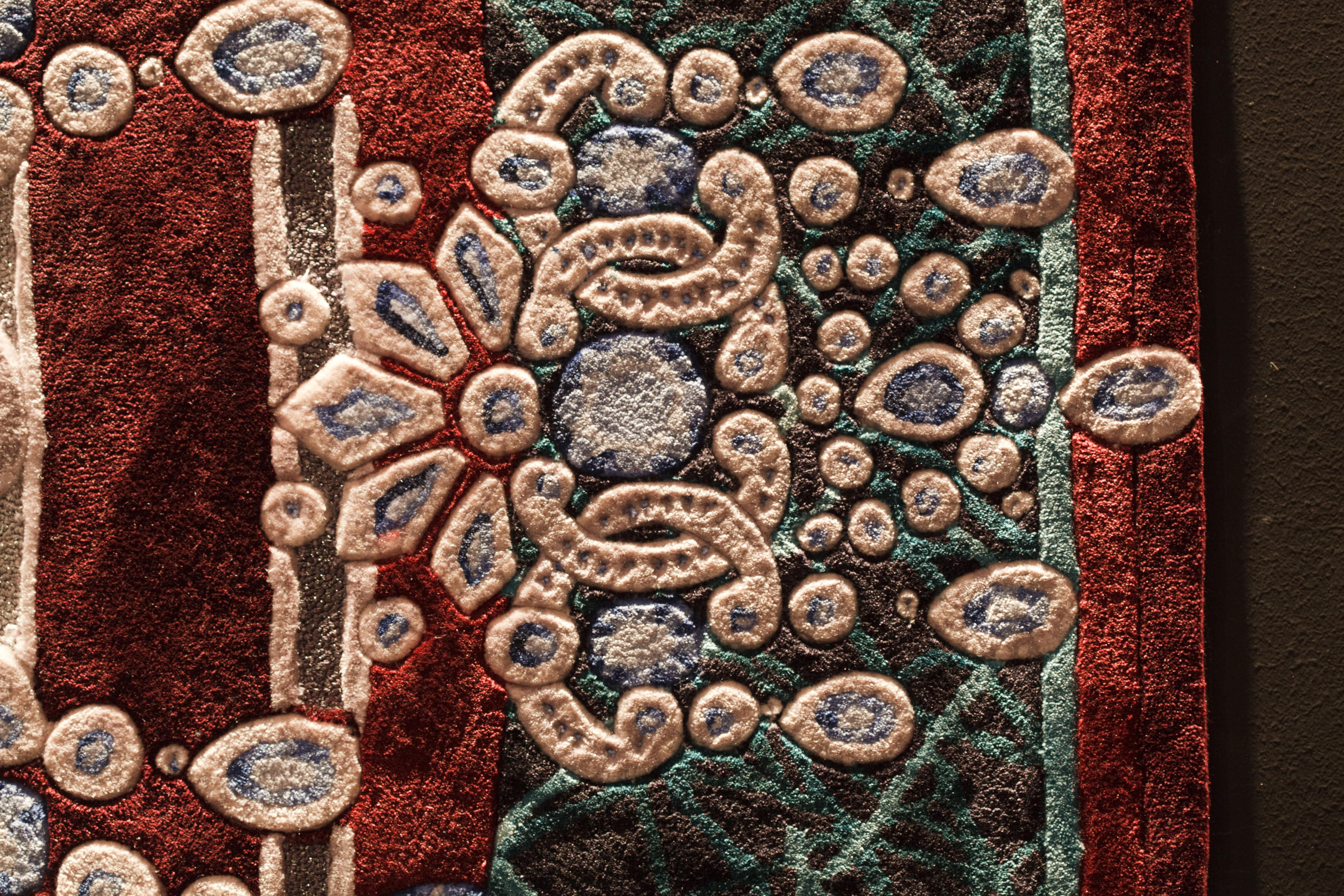 Contemporary Western European Wool Tufted Rug, Luxury Collection, Limited Edition For Sale