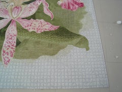 Alexander's Collection Orchids Rug Luxury Hand-Tufted Wool Rug