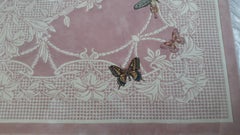 Western European Fine Silk Tufted Area Rug Neoclassica