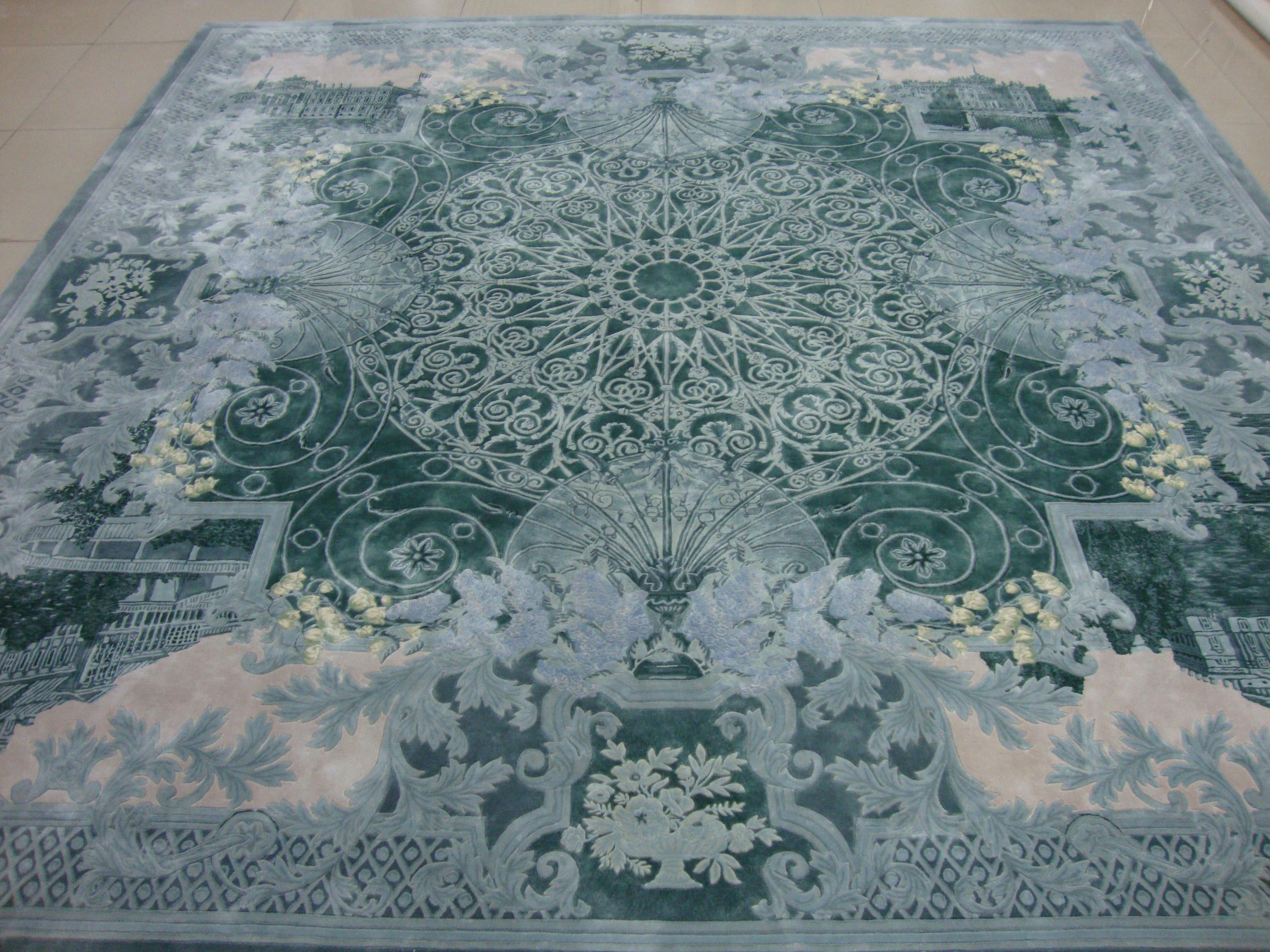 Western European Fine Silk Tufted Area Rug Neoclassica

This exclusive couture level design, contemporary Area Rug  is Hand made tufting with our new Luxury quality standard: 100% silk, surface finishing 6mm pile high by the icon of style in carpet