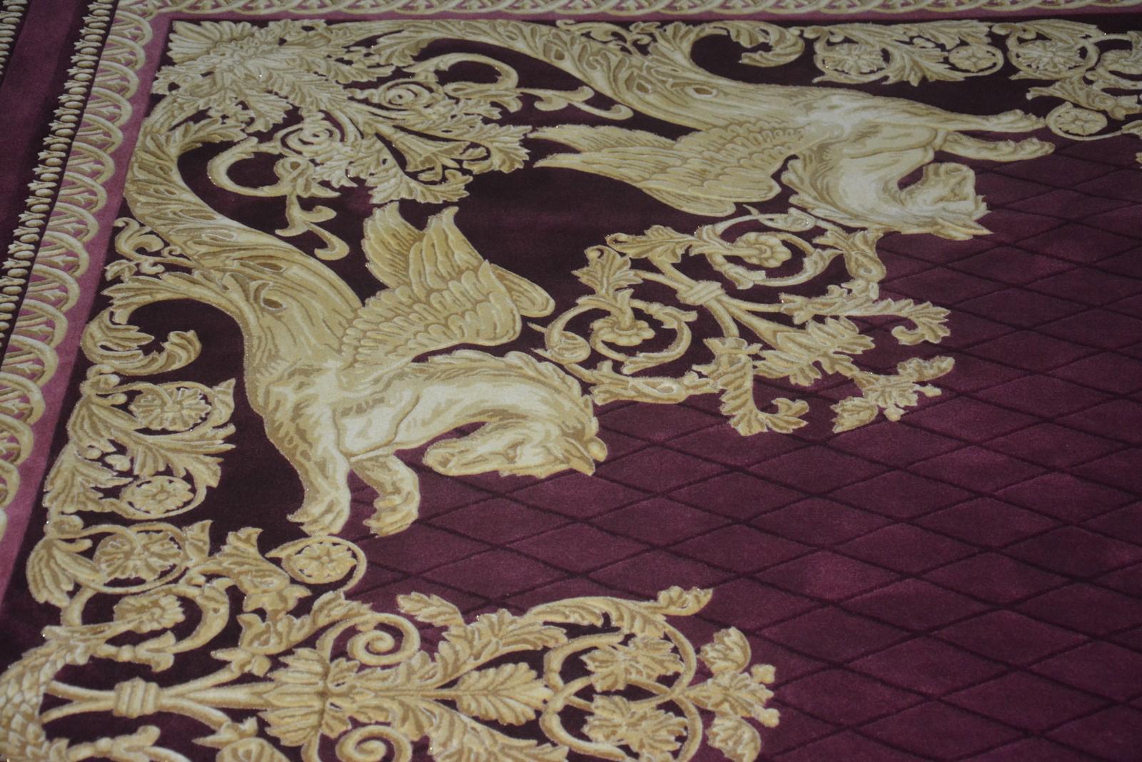 Alfombra de lana Western European Neoclassica Renacimiento neoclásico en venta