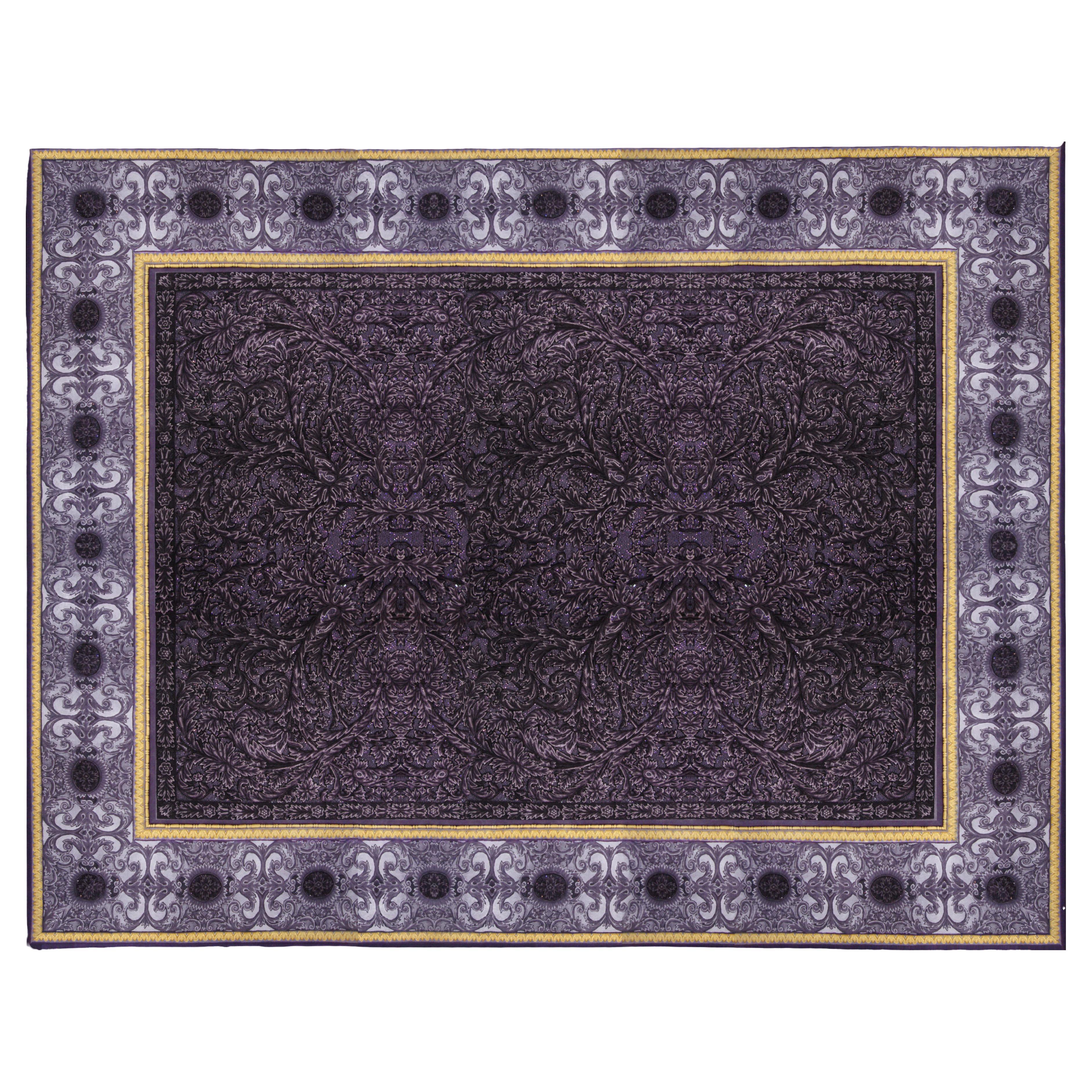 Alfombra de Seda de Europa Occidental Neoclassica