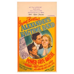 Alexander's Ragtime Band 1938 U.S. Mini Window Card Film Poster