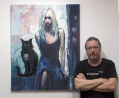 Dualidad Mística: Un cuento celta, Pintura, Óleo sobre lienzo