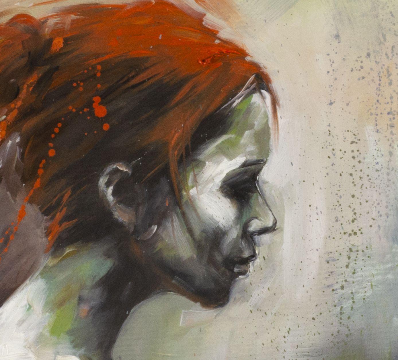 Scarlet hear..., Gemälde, Öl auf Leinwand (Impressionismus), Painting, von Alexandr Klemens