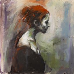 Scarlet hear..., Painting, Oil on Canvas