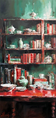 Tea Time, Painting, Oil on Canvas