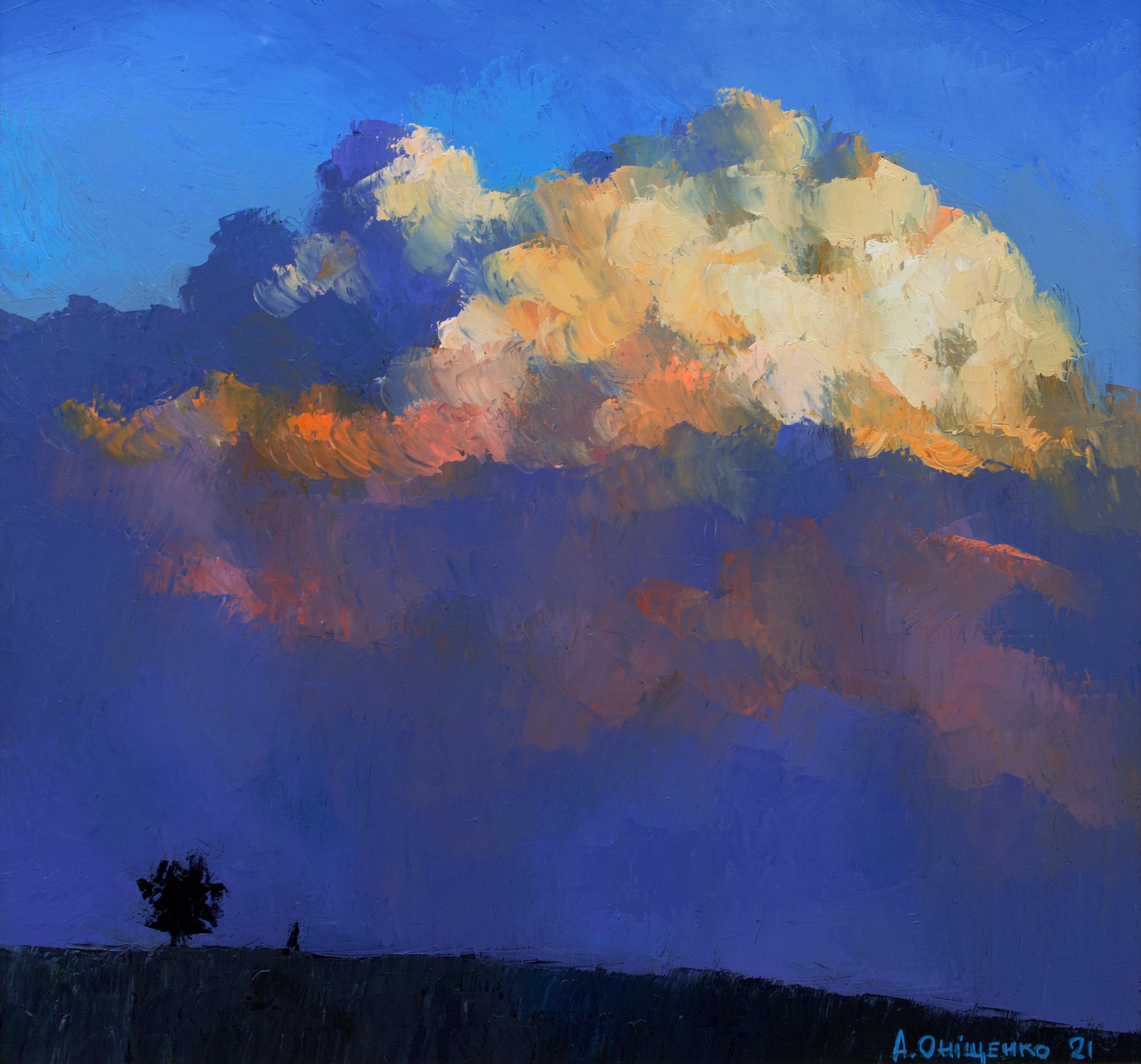 Happy Sky - Impressionist Painting by Alexandr Onishenko