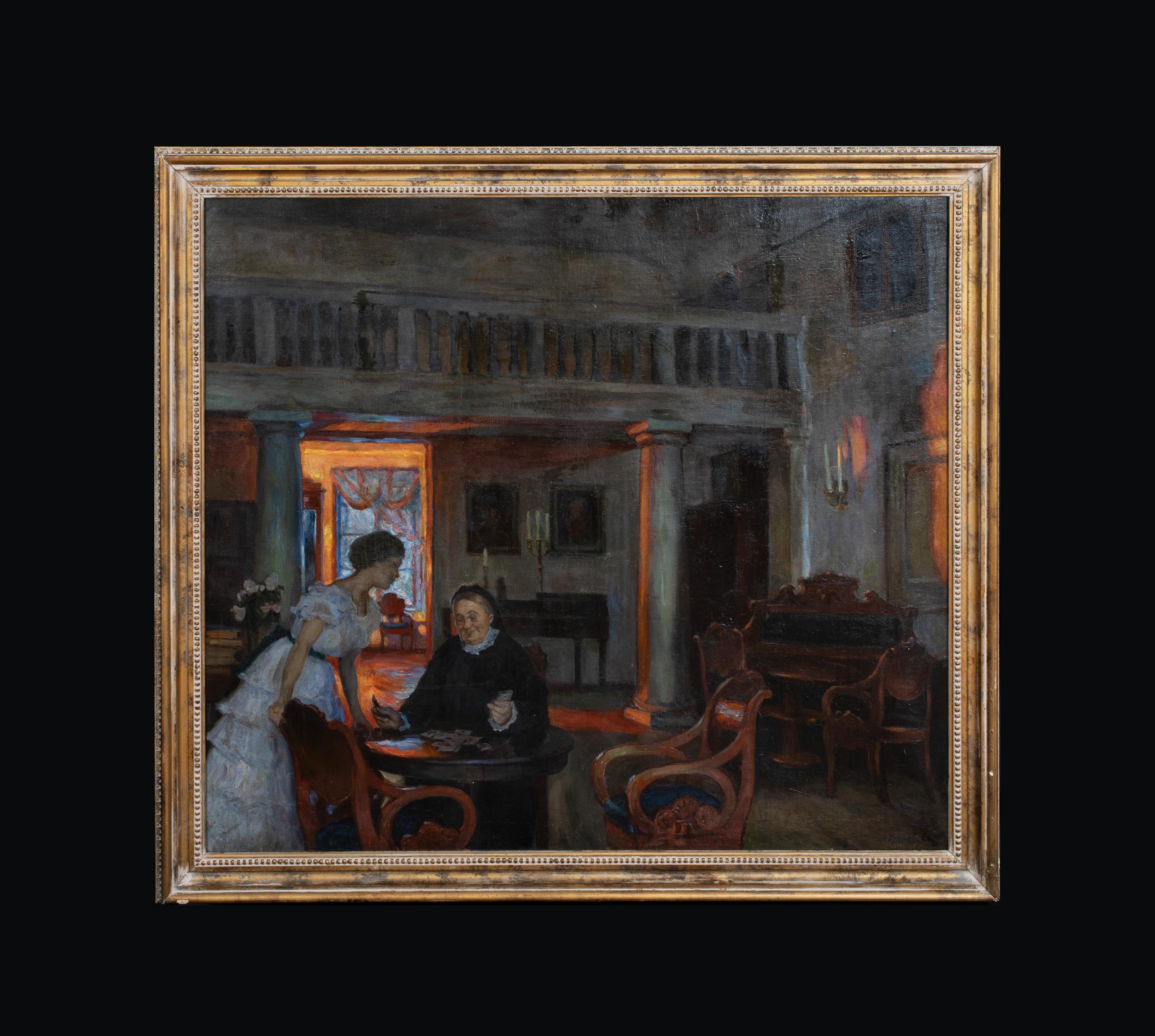 In The Twilight, datiert 1912 – Painting von Alexandr Victorovitch Moravov