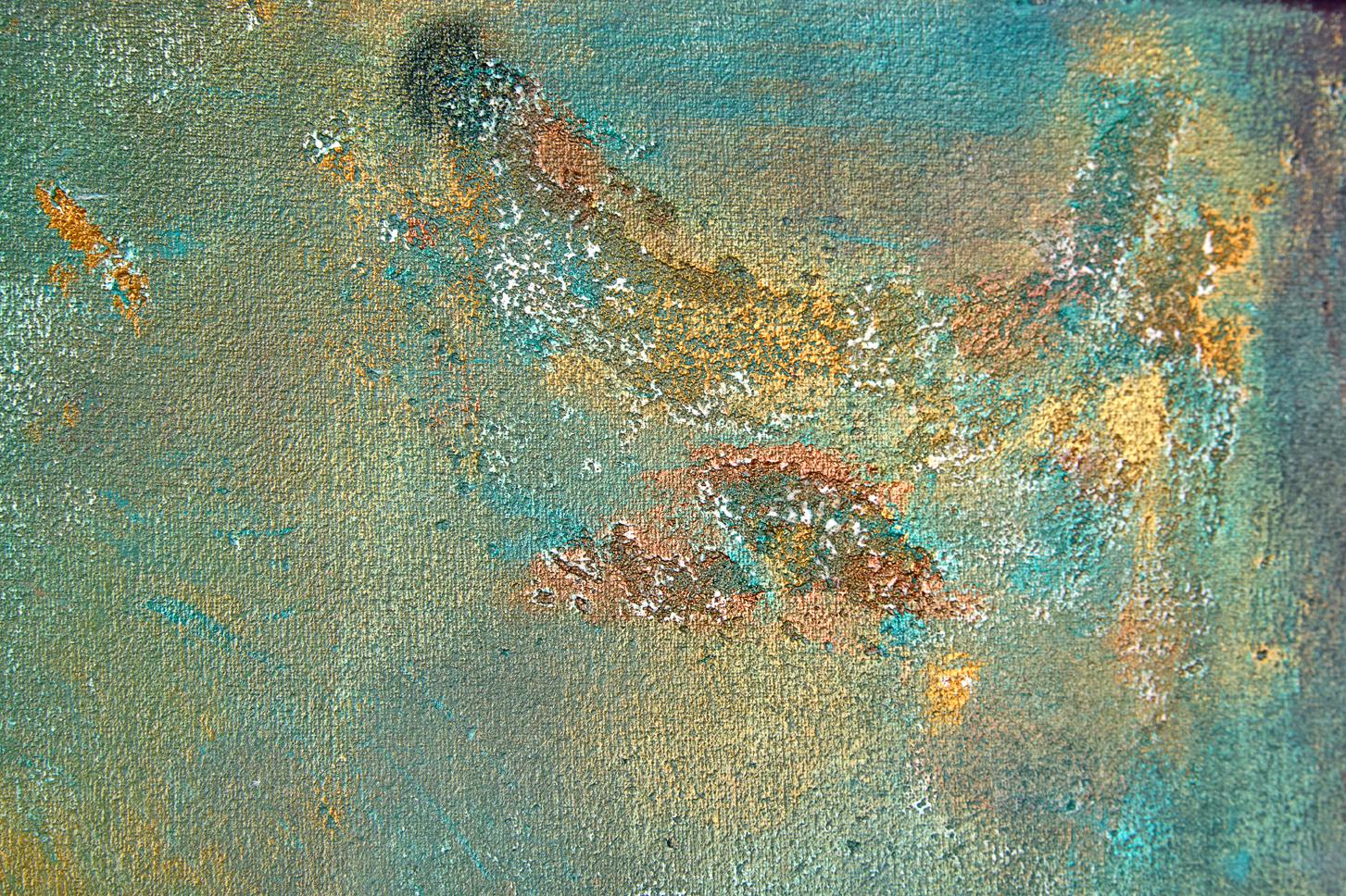 „Die Pulse der Energie“ (Beige), Abstract Painting, von Alexandra Alimova