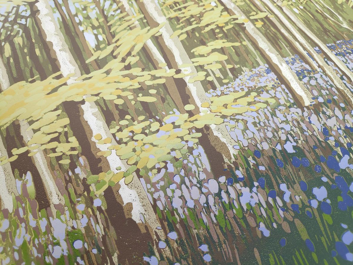 Bluebell Arrival, Alexandra Buckle, Limited edition print, Contemporary art For Sale 1