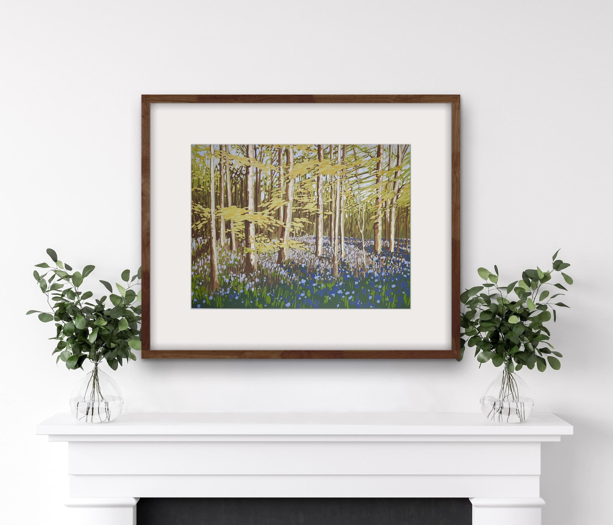 Bluebell Arrival, Alexandra Buckle, Limited edition print, Contemporary art For Sale 4