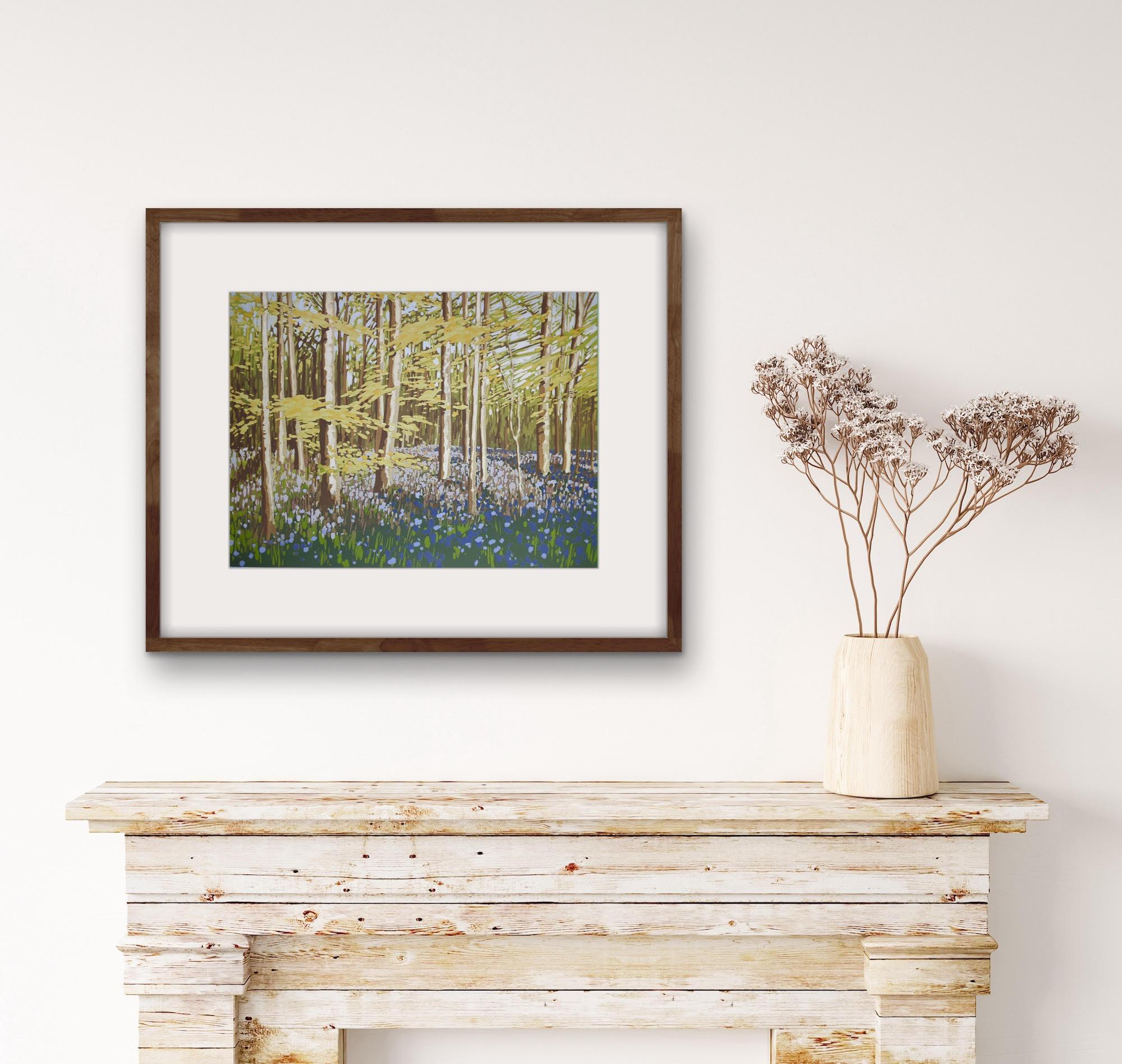 Bluebell Arrival, Alexandra Buckle, Limited edition print, Contemporary art For Sale 5