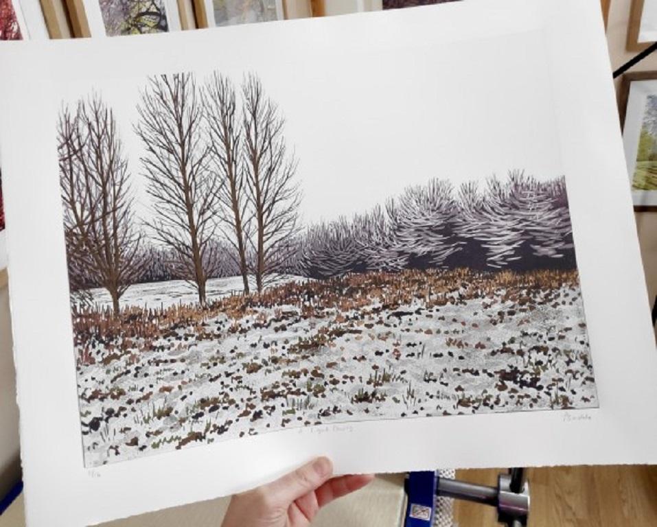 Alexandra Buckle, A light flurry, Limited edition landscape print 4