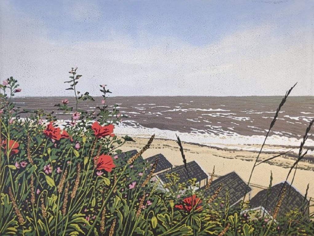 Alexandra Buckle, Seaside Poppies, Limited edition landscape and seascape print 2