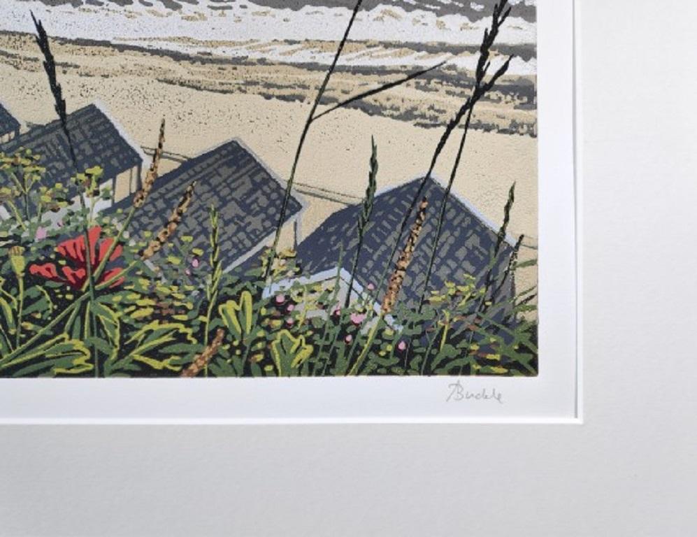 Alexandra Buckle, Seaside Poppies, Limited edition landscape and seascape print 5
