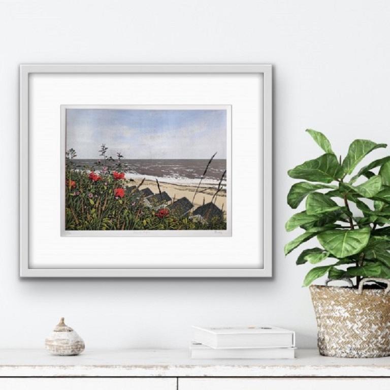 Alexandra Buckle, Seaside Poppies, Limited edition landscape and seascape print 8