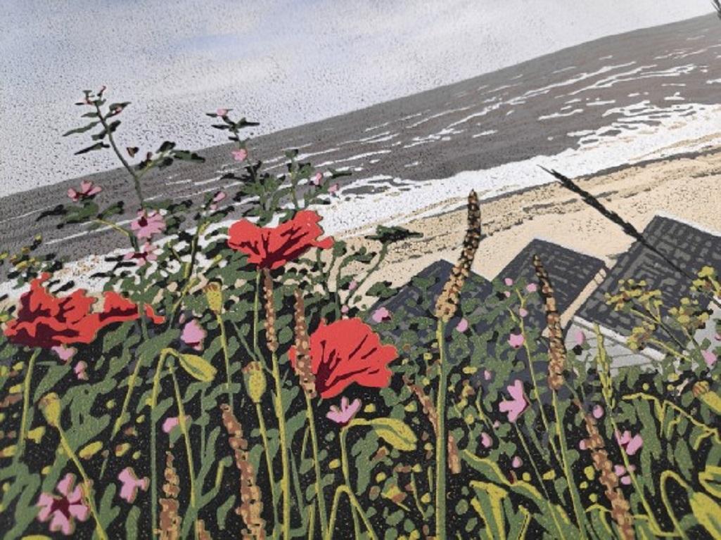 Seaside Poppies By Alexandra Buckle [2021]
limited_edition

Linocut

Edition number 16

Image size: H:30 cm x W:40 cm

Sold Unframed

Please note that insitu images are purely an indication of how a piece may look

A reduction linocut of a bank of