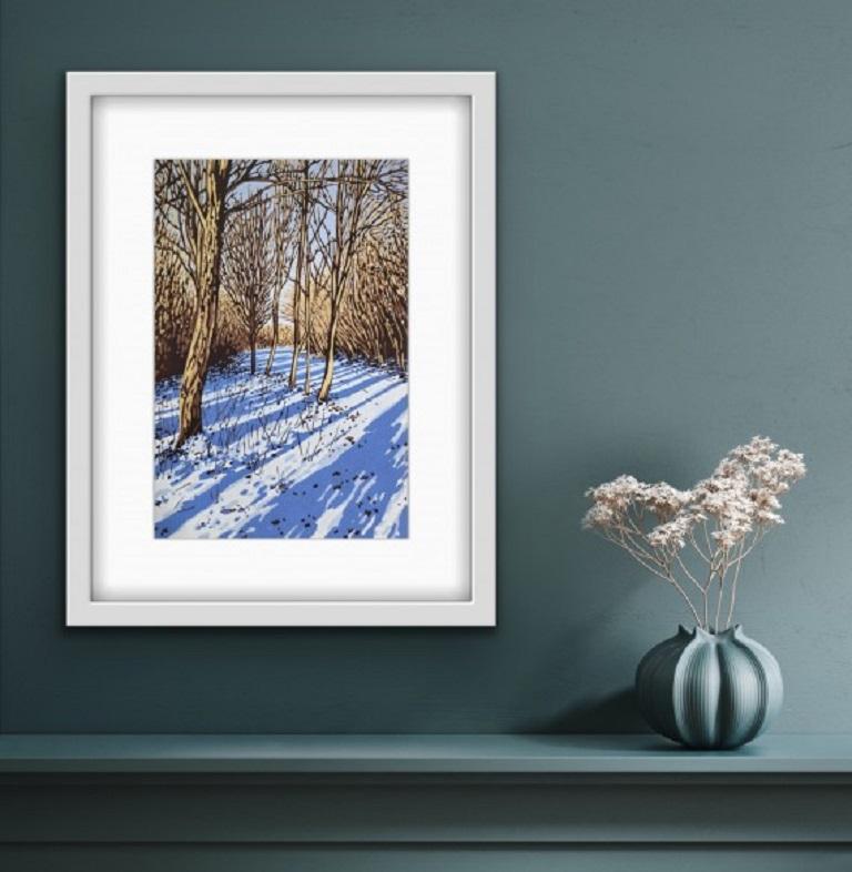 Alexandra Buckle, Snow Shadows, Limited edition landscape print For Sale 7