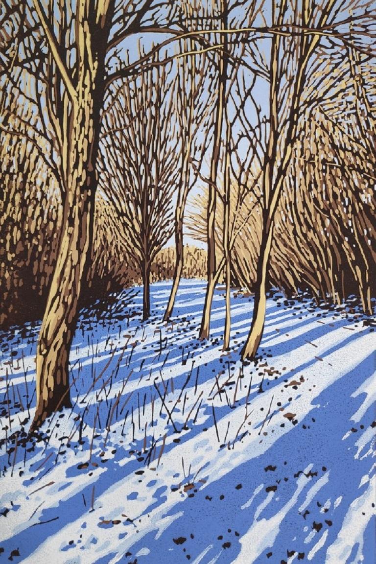 Alexandra Buckle, Snow Shadows, Limited edition landscape print