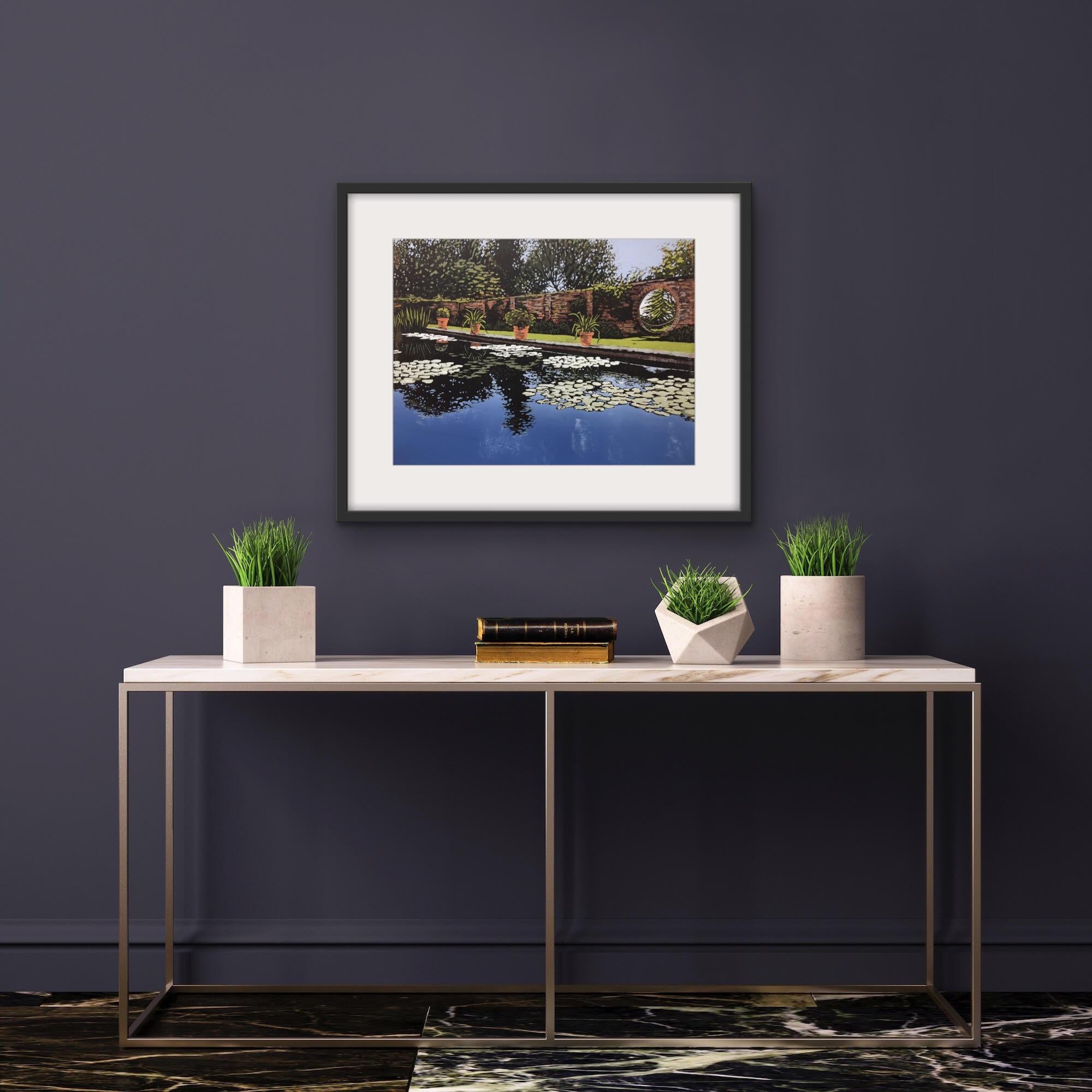 Réflections d'un étang en argile par Alexandra Buckle, art contemporain, édition limitée 6
