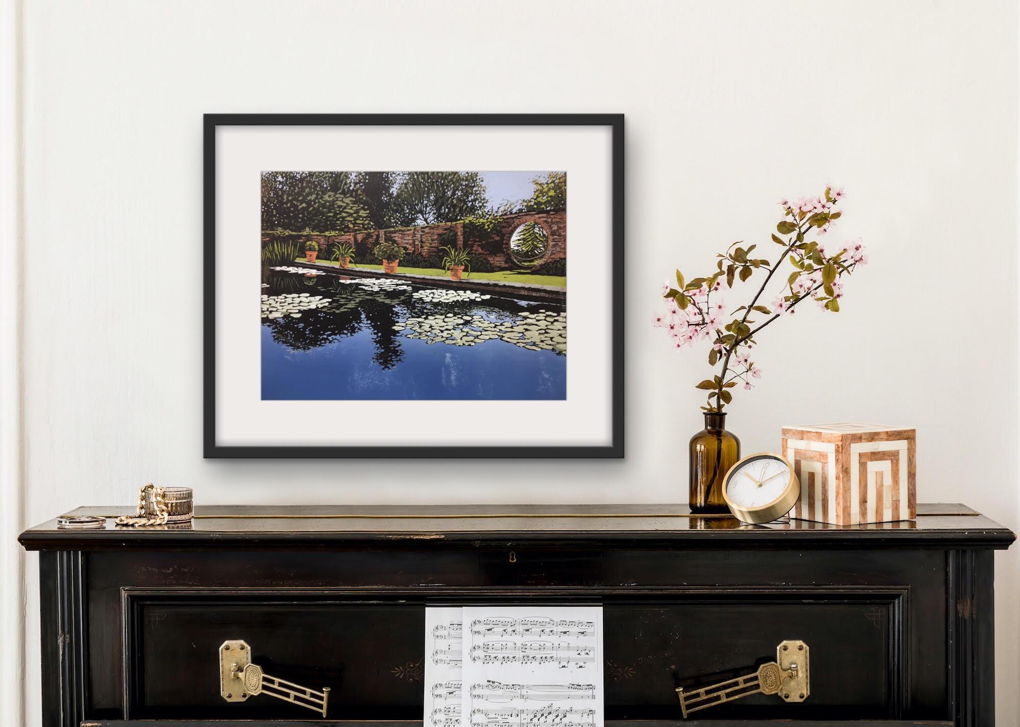 Claydon Pond Reflections by Alexandra Buckle, Contemporary art, Limited Edition  For Sale 8
