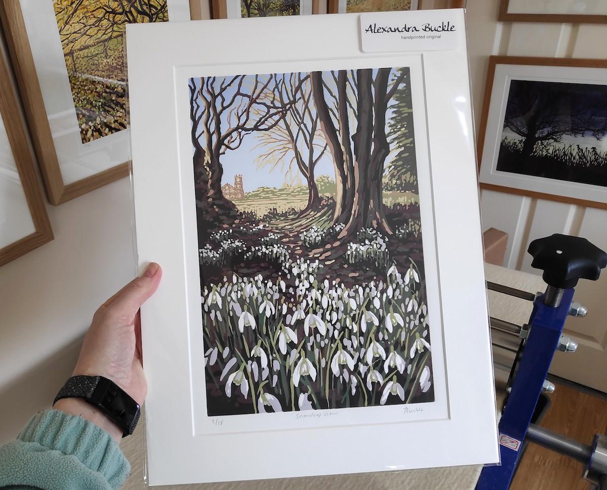 Vue en goutte de neige par Alexandra Buckle, tirage en édition limitée, impression faite à la main 6