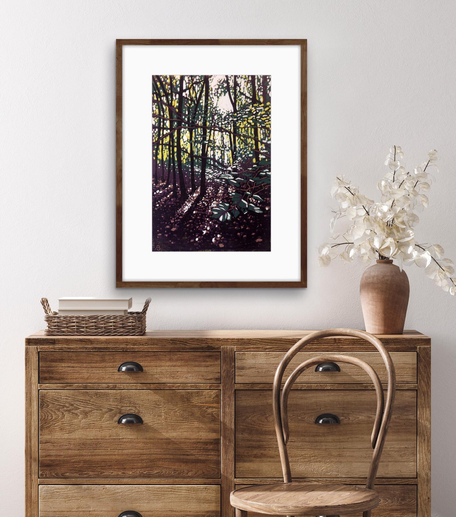 Summer Woodland Glow by Alexandra Buckle, Contemporary art, Limited edition For Sale 2