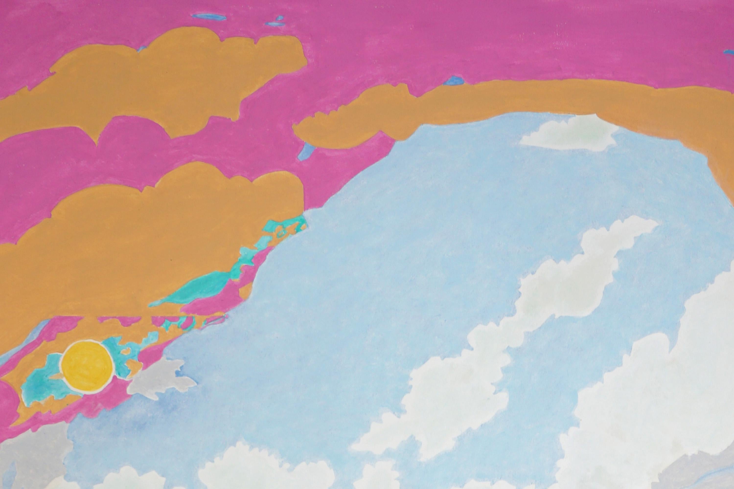 An Attempt to Decipher the Fragile Positive, Surreal Landscape in Bright Tones For Sale 1