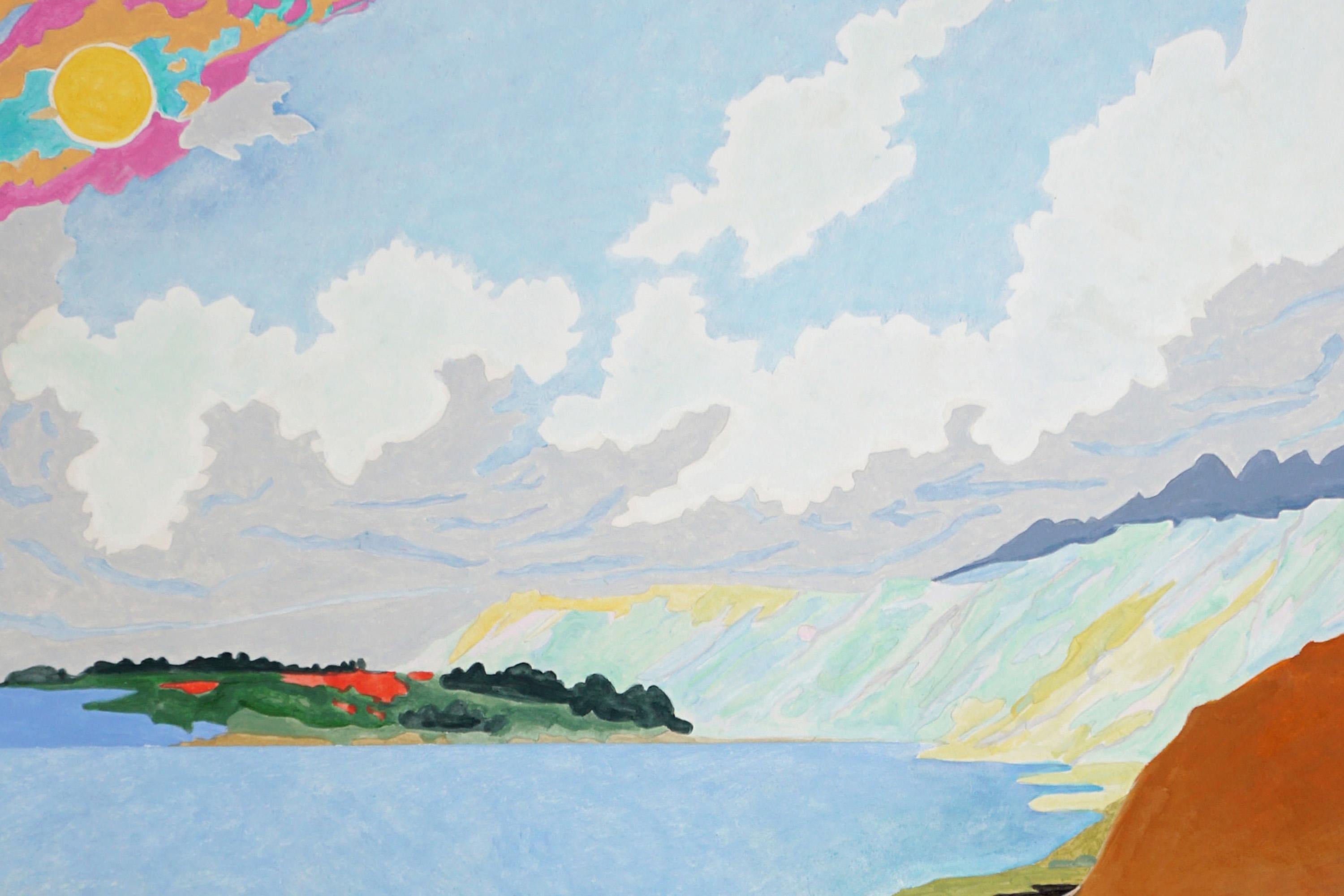 An Attempt to Decipher the Fragile Positive, Surreal Landscape in Bright Tones For Sale 2