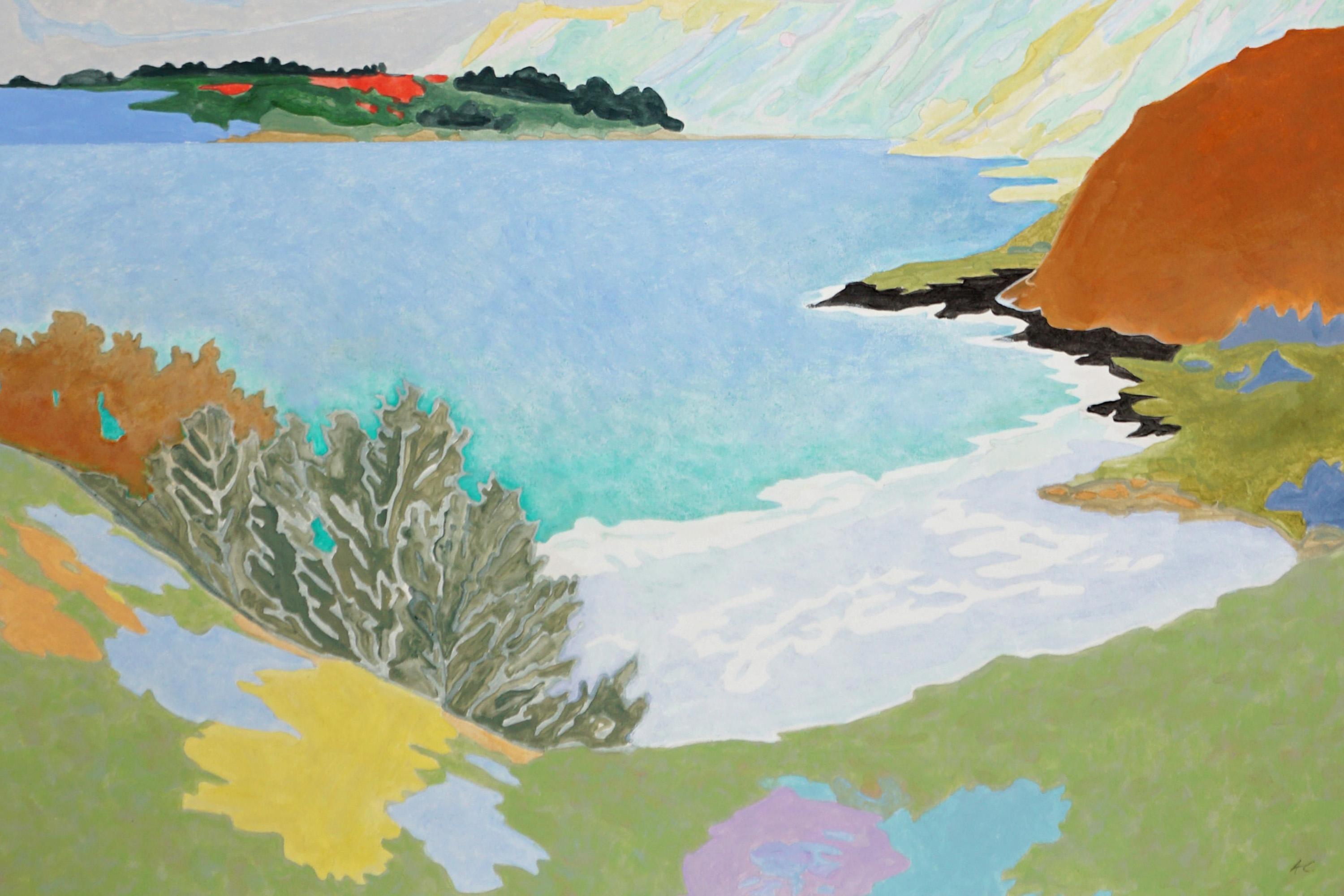 An Attempt to Decipher the Fragile Positive, Surreal Landscape in Bright Tones For Sale 3