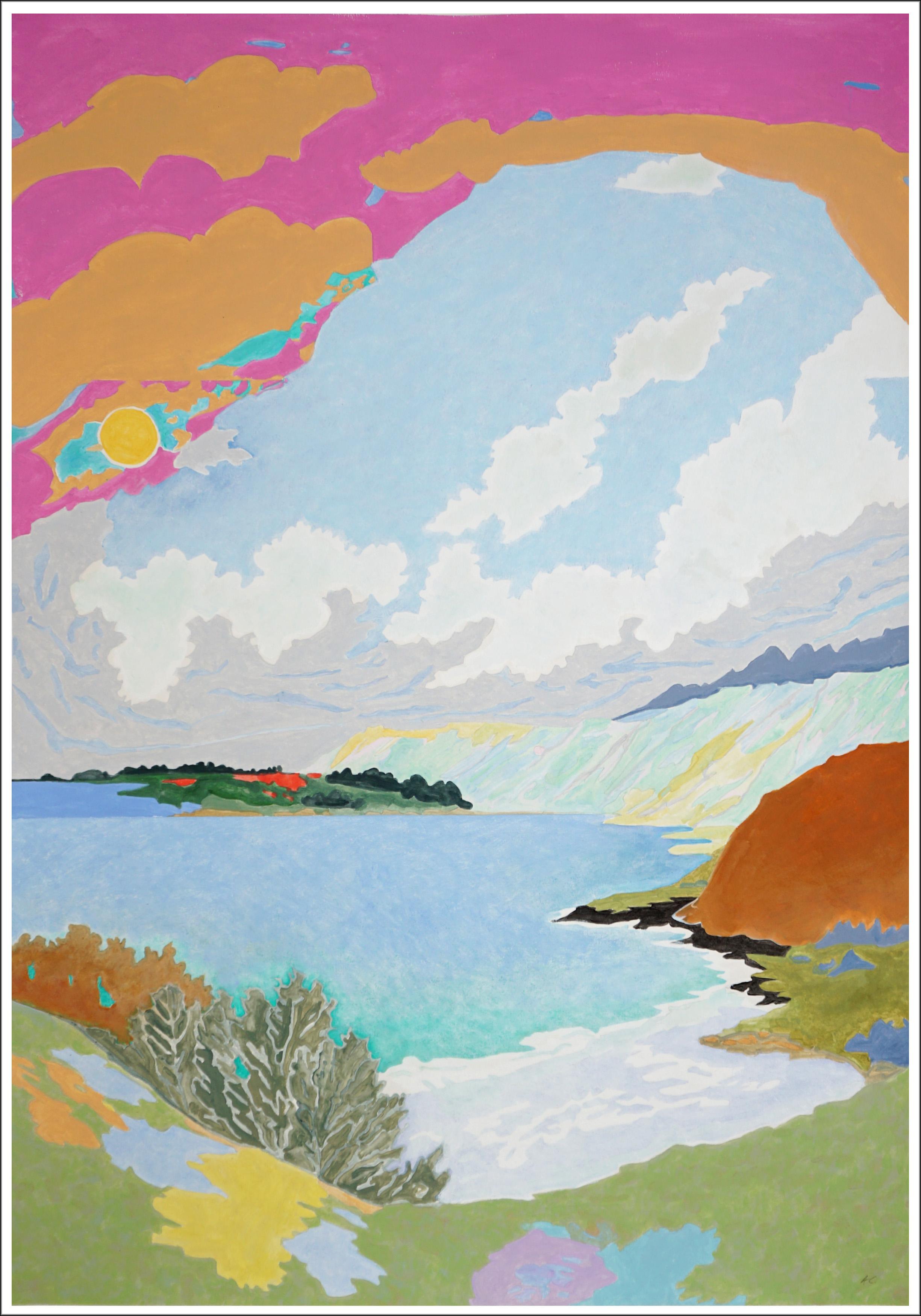 An Attempt to Decipher the Fragile Positive, Surreal Landscape in Bright Tones For Sale 4