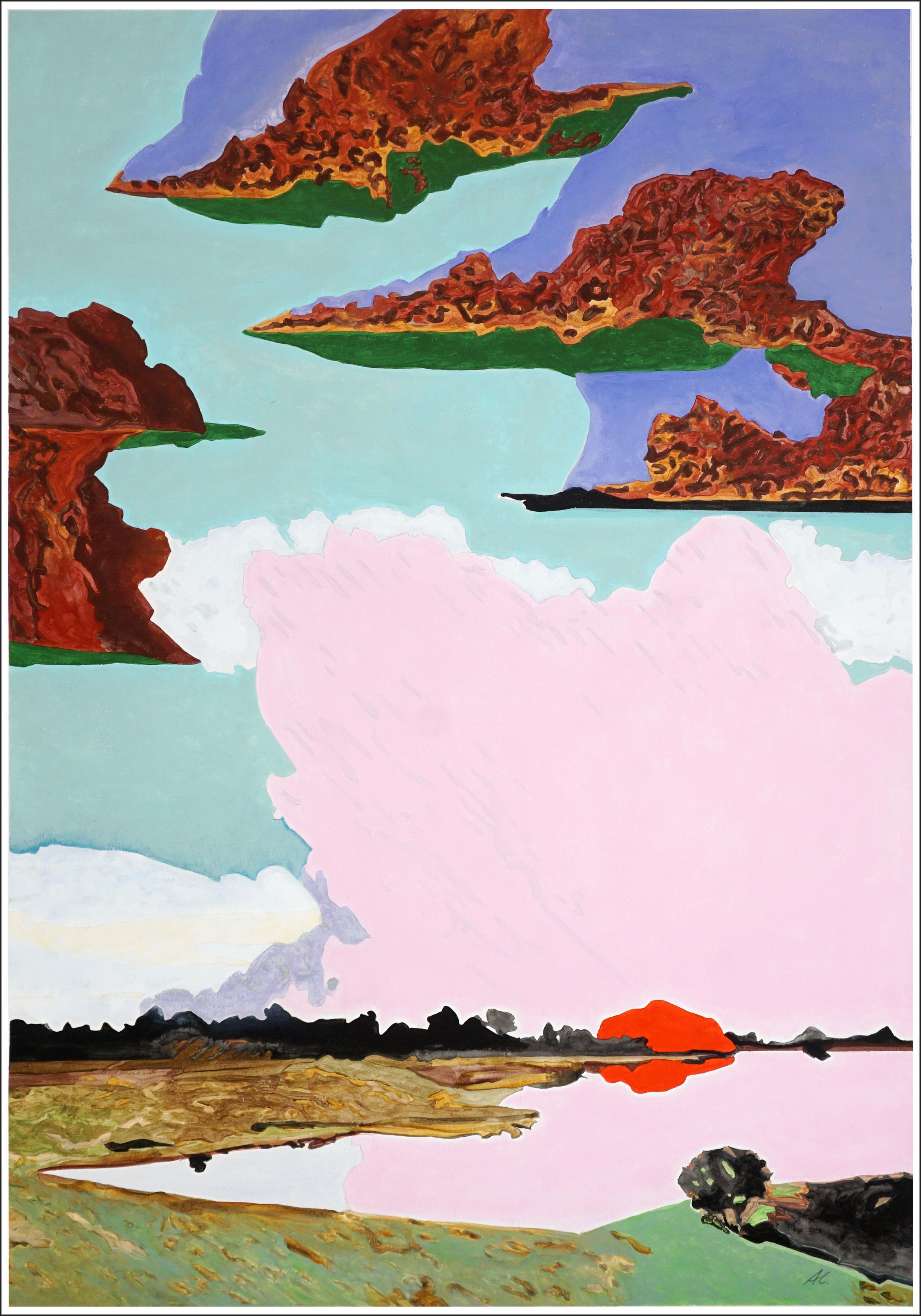 Movimento senza direzione, Paesaggio surreale, Toni impressionisti, Panorama