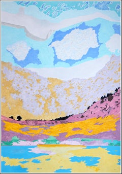 Fragmentos de un día de verano, Paisaje impresionista, Paisaje aéreo puntillista coloreado