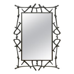 Alexandra Diez Mirrored Glass and Metal Wall Mirror
